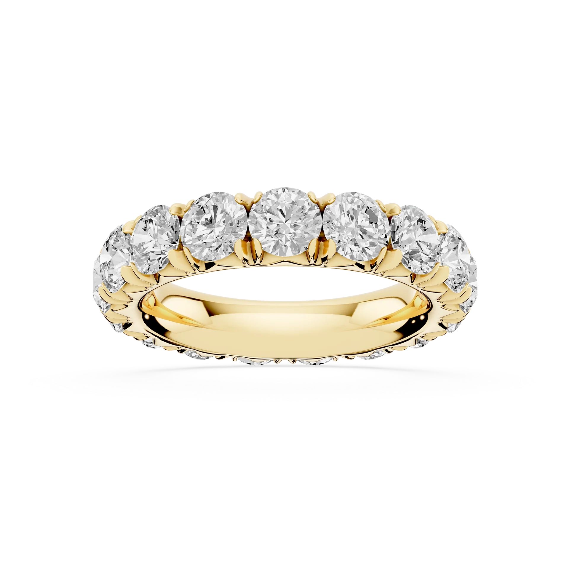Lovea Lotte Eternity Ring Rundschliff – Gelbgold