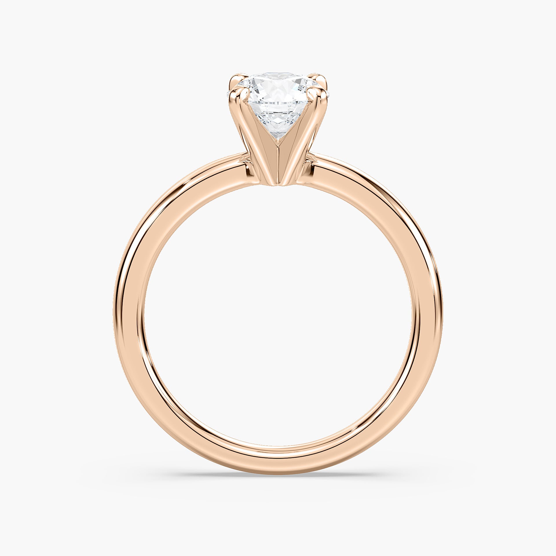 Emilia Solitaire Verlobungsring Brillantschliff Roségold – Lovea
