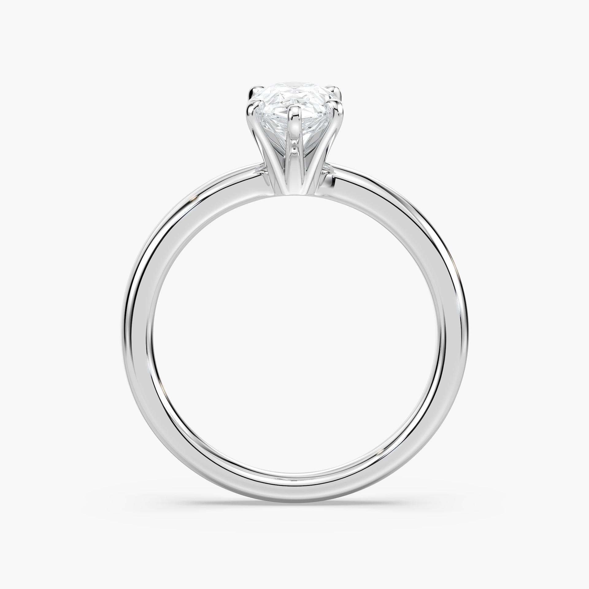 Emilia Solitaire Verlobungsring Tropfenschliff Hand – Lovea