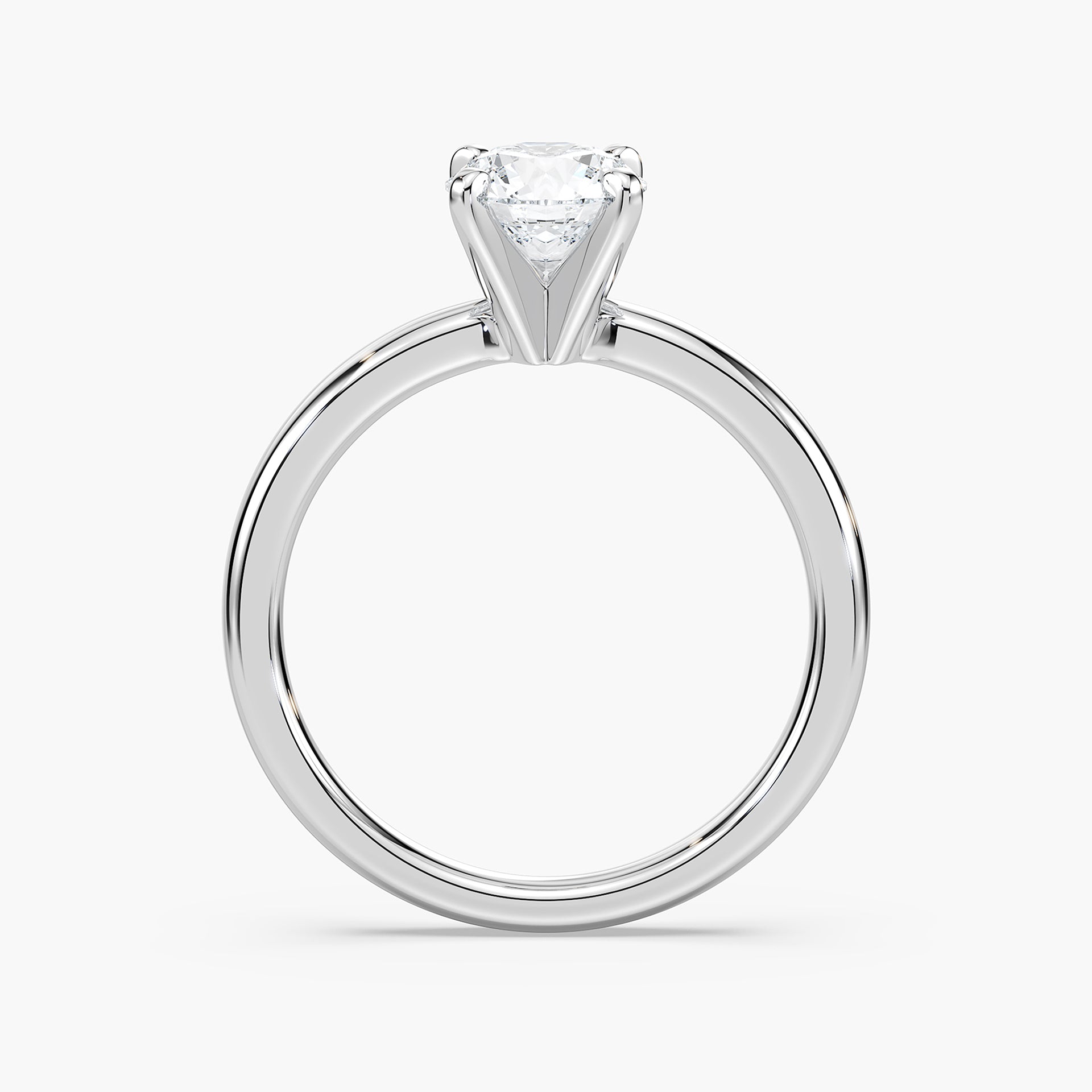 Emilia Solitaire Verlobungsring Brillantschliff Weißgold – Lovea