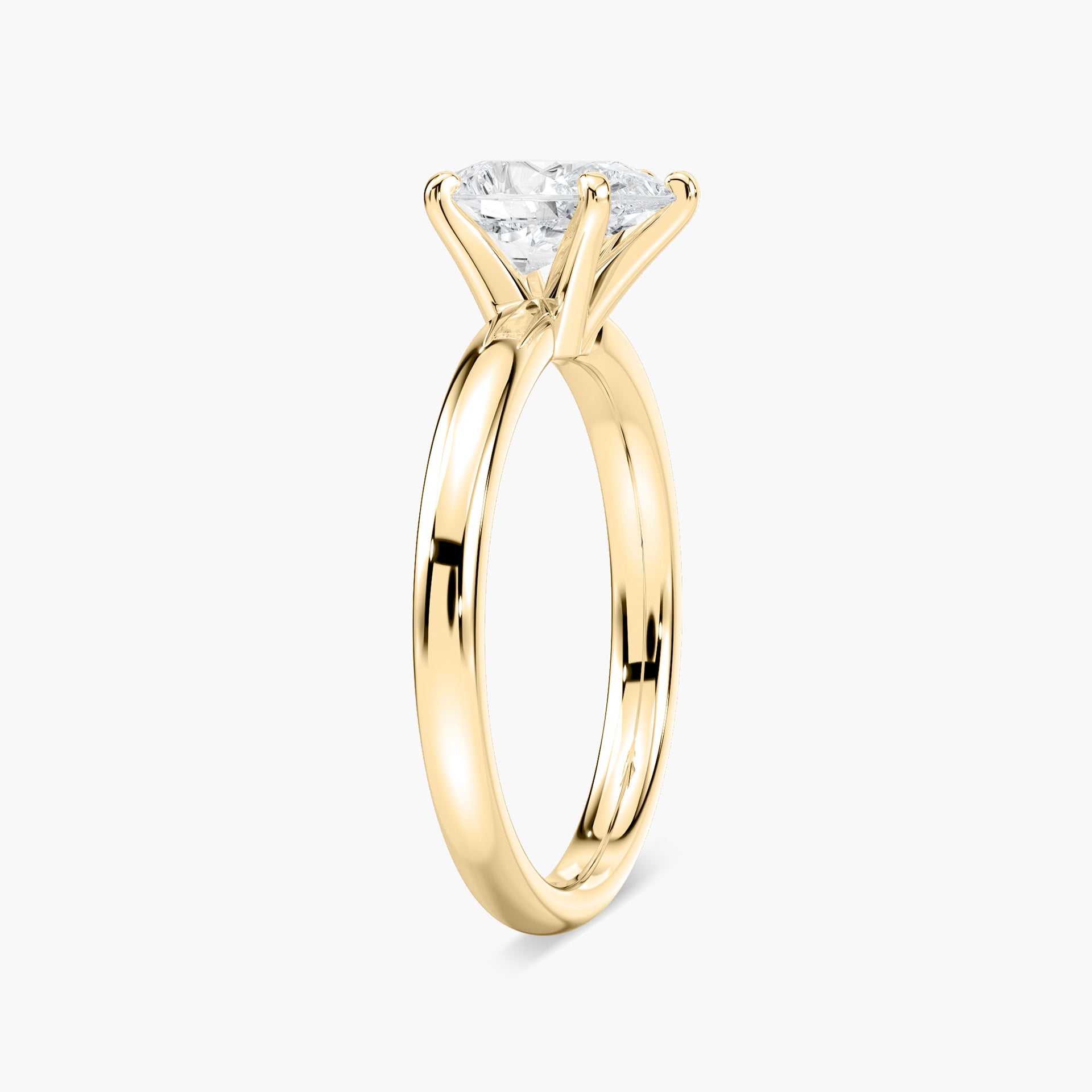 Emilia Solitaire Verlobungsring Tropfenschliff Gelbgold – Lovea