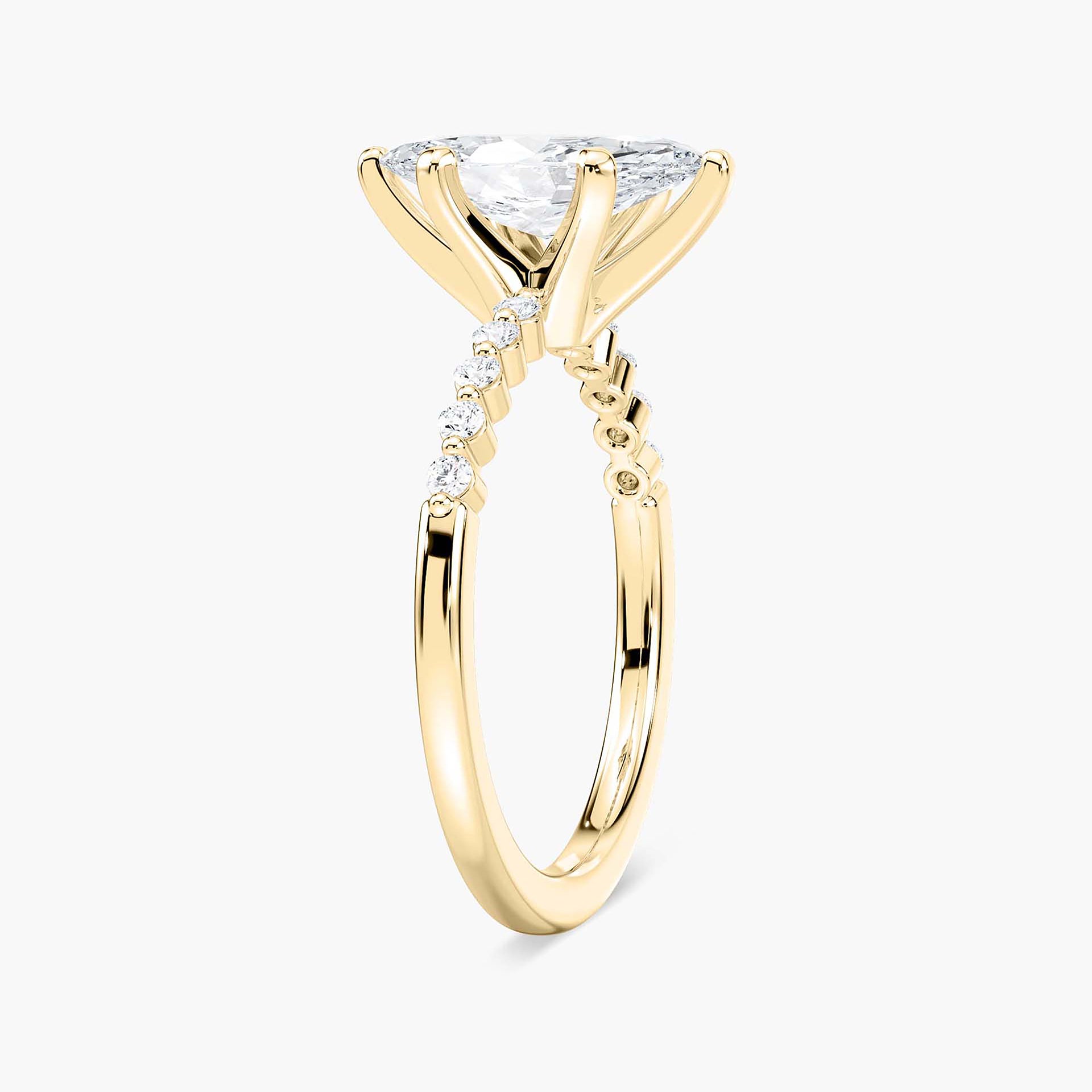 Helena Verlobungsring – Gelbgold