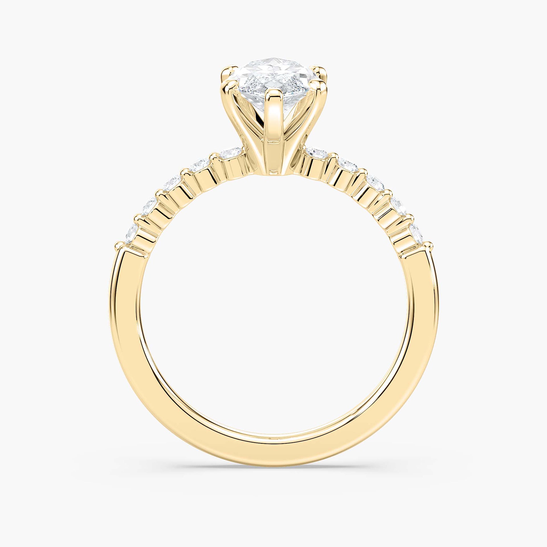 Helena Verlobungsring – Gelbgold