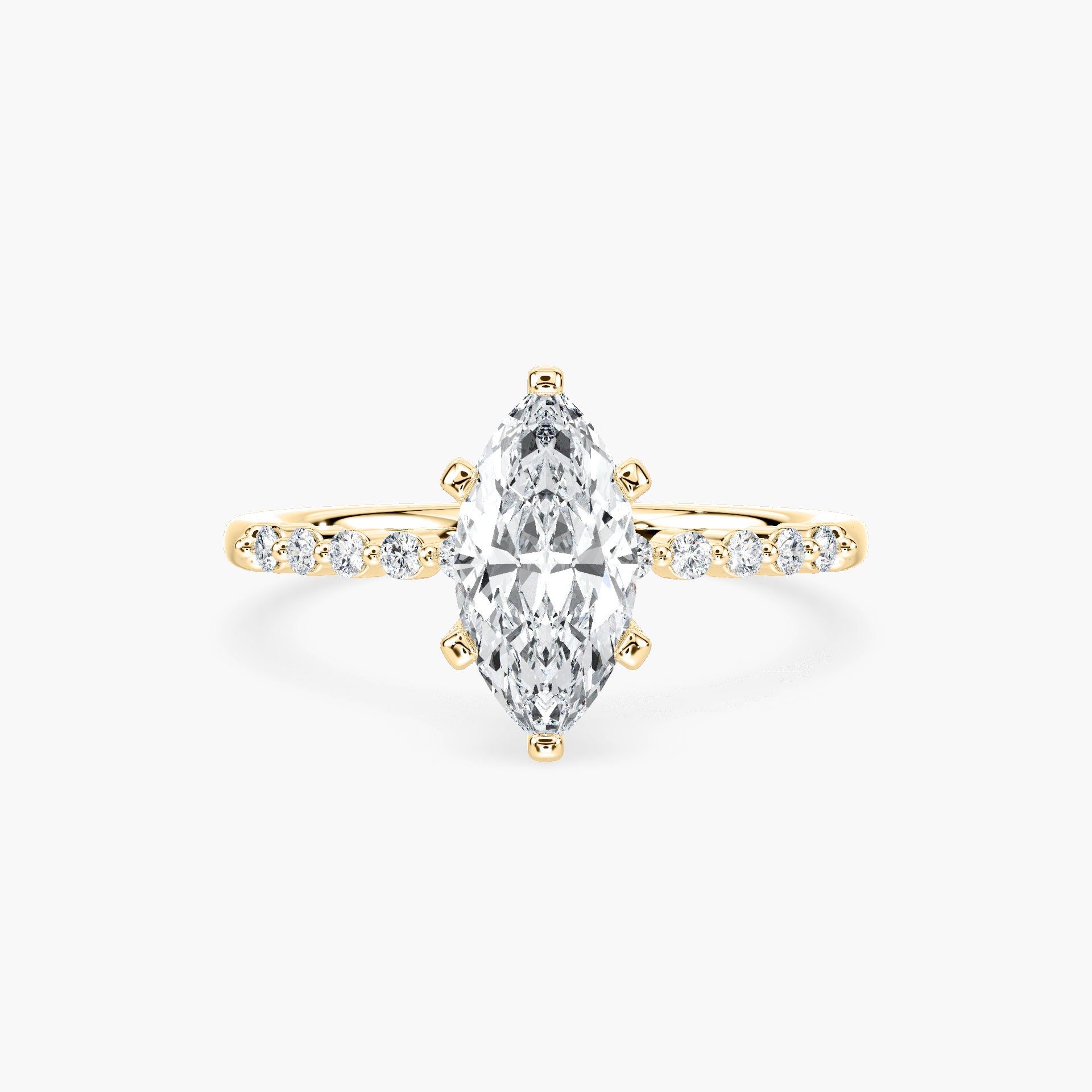 Helena Verlobungsring – Gelbgold