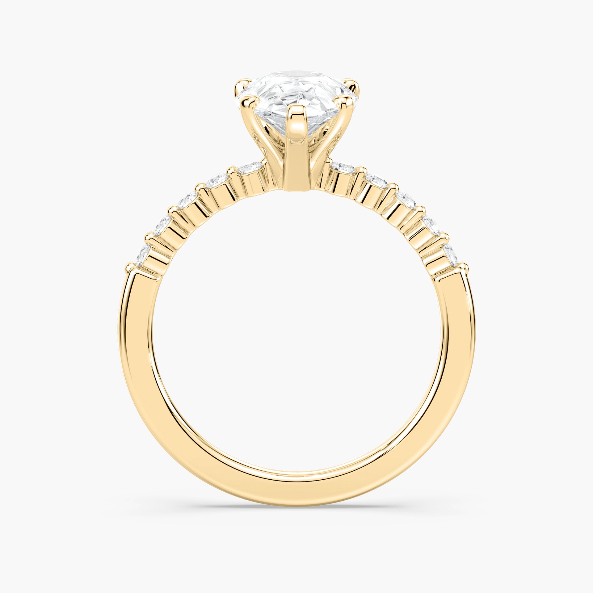 Helena Verlobungsring – Gelbgold