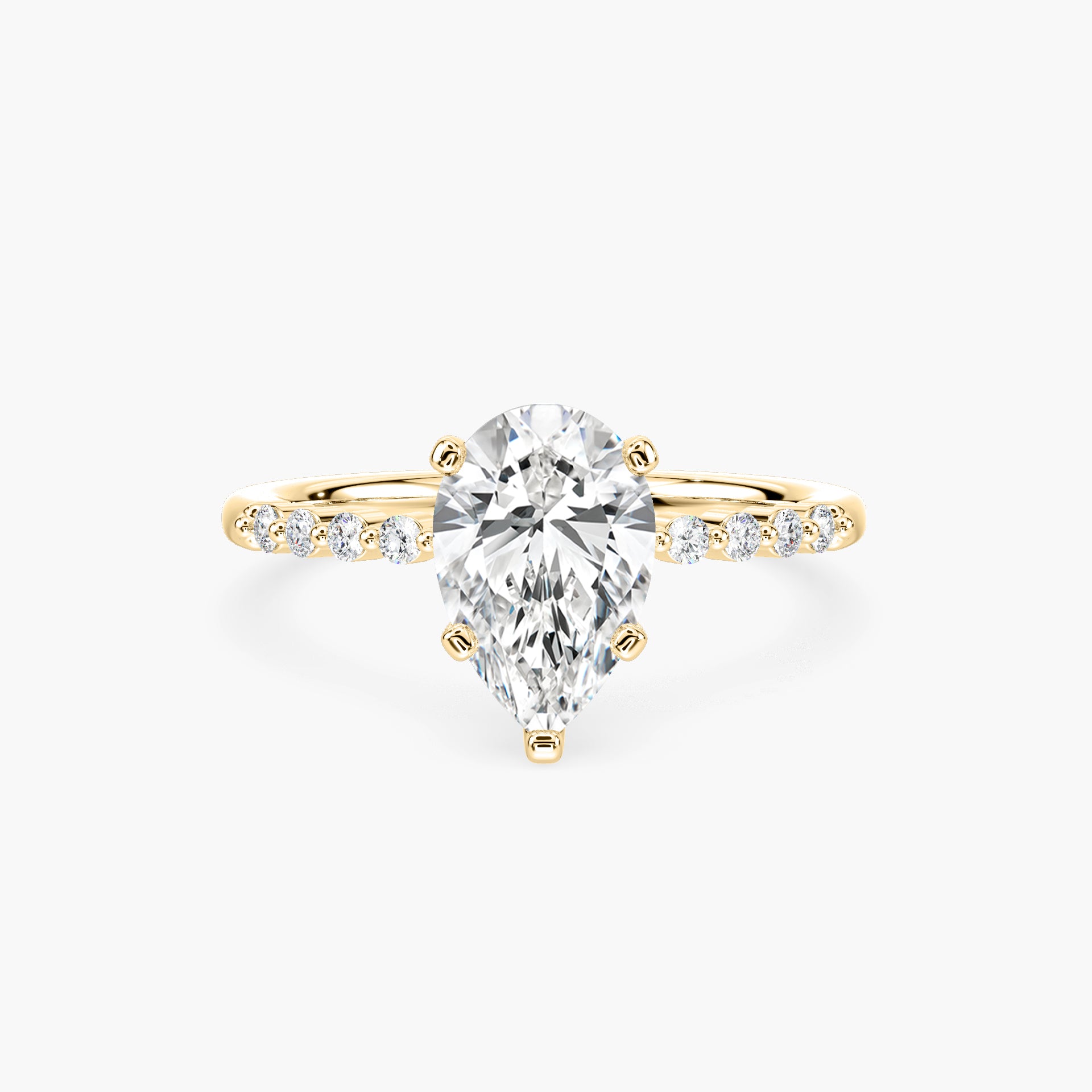 Helena Verlobungsring – Gelbgold