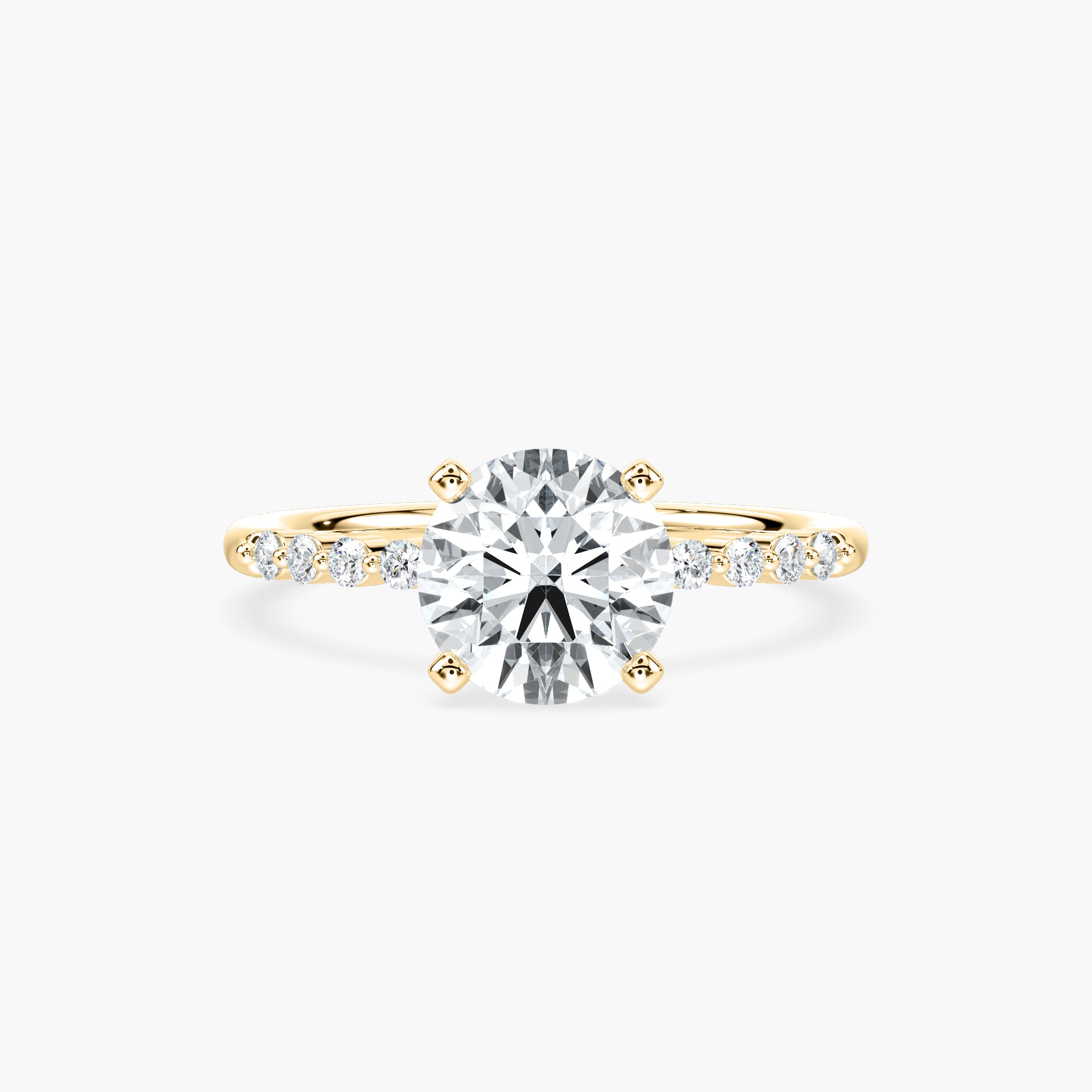 Helena Verlobungsring – Gelbgold