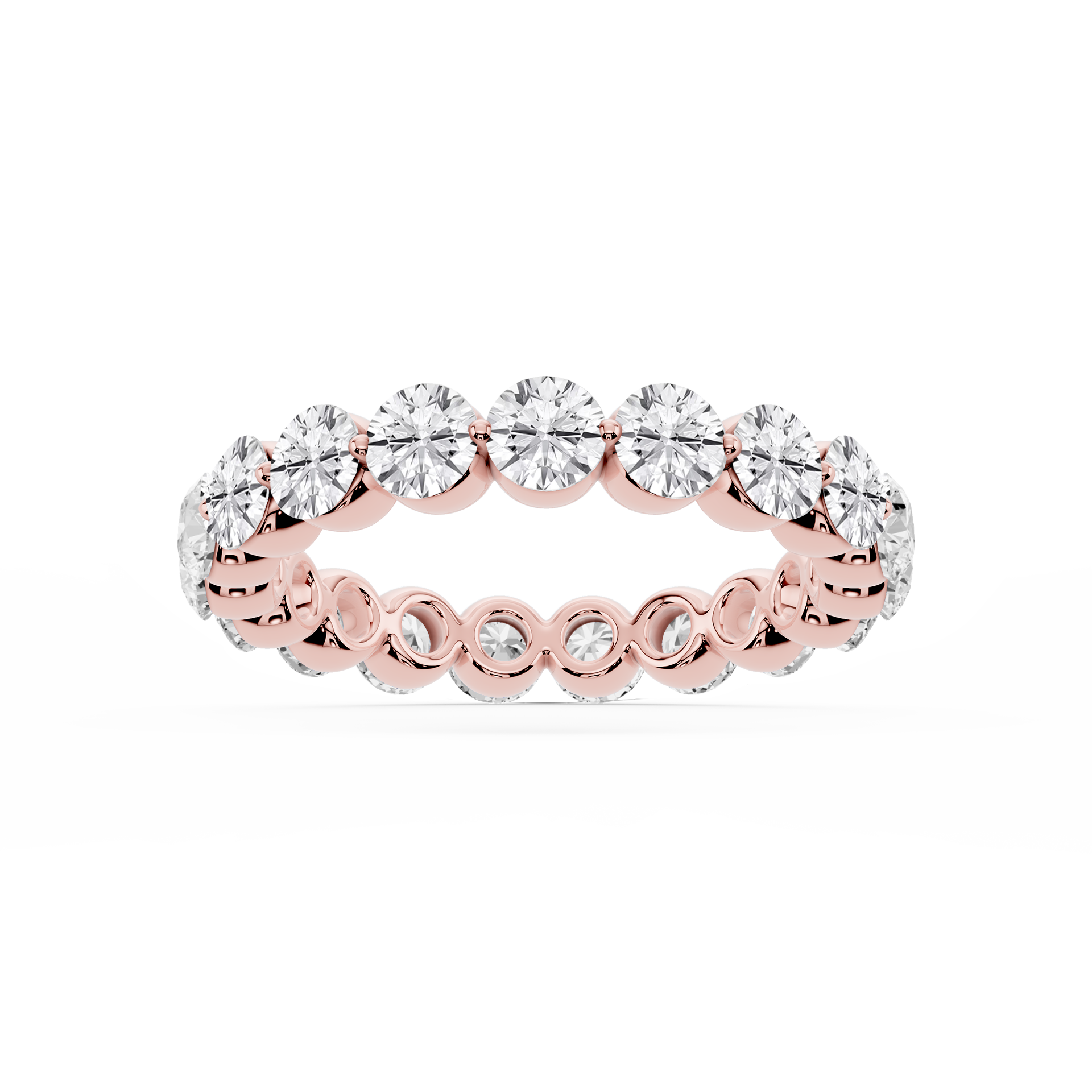 Lovea Thea Eternity Ring Rundschliff – Roségold