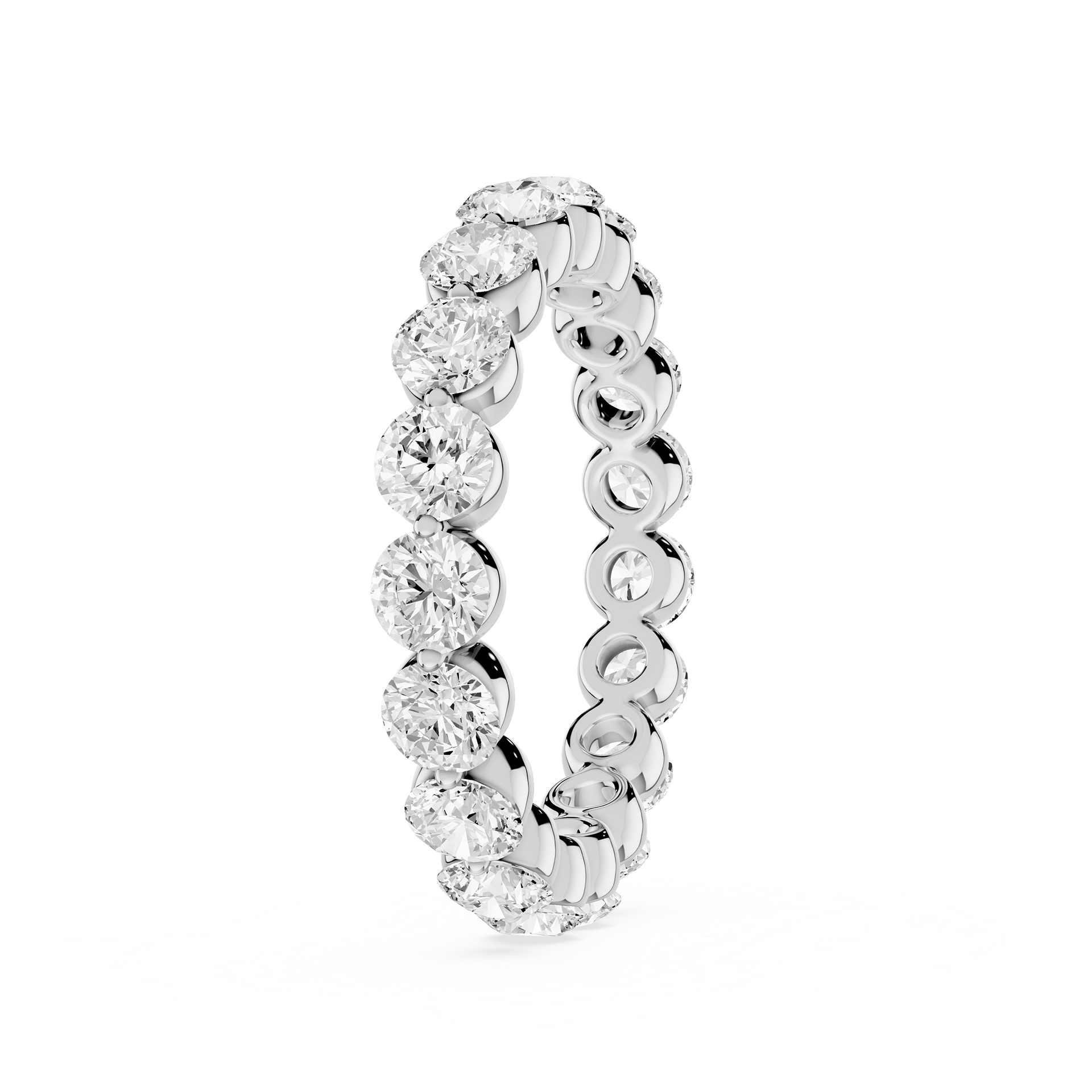 Lovea Thea Eternity Ring Rundschliff – Weißgold