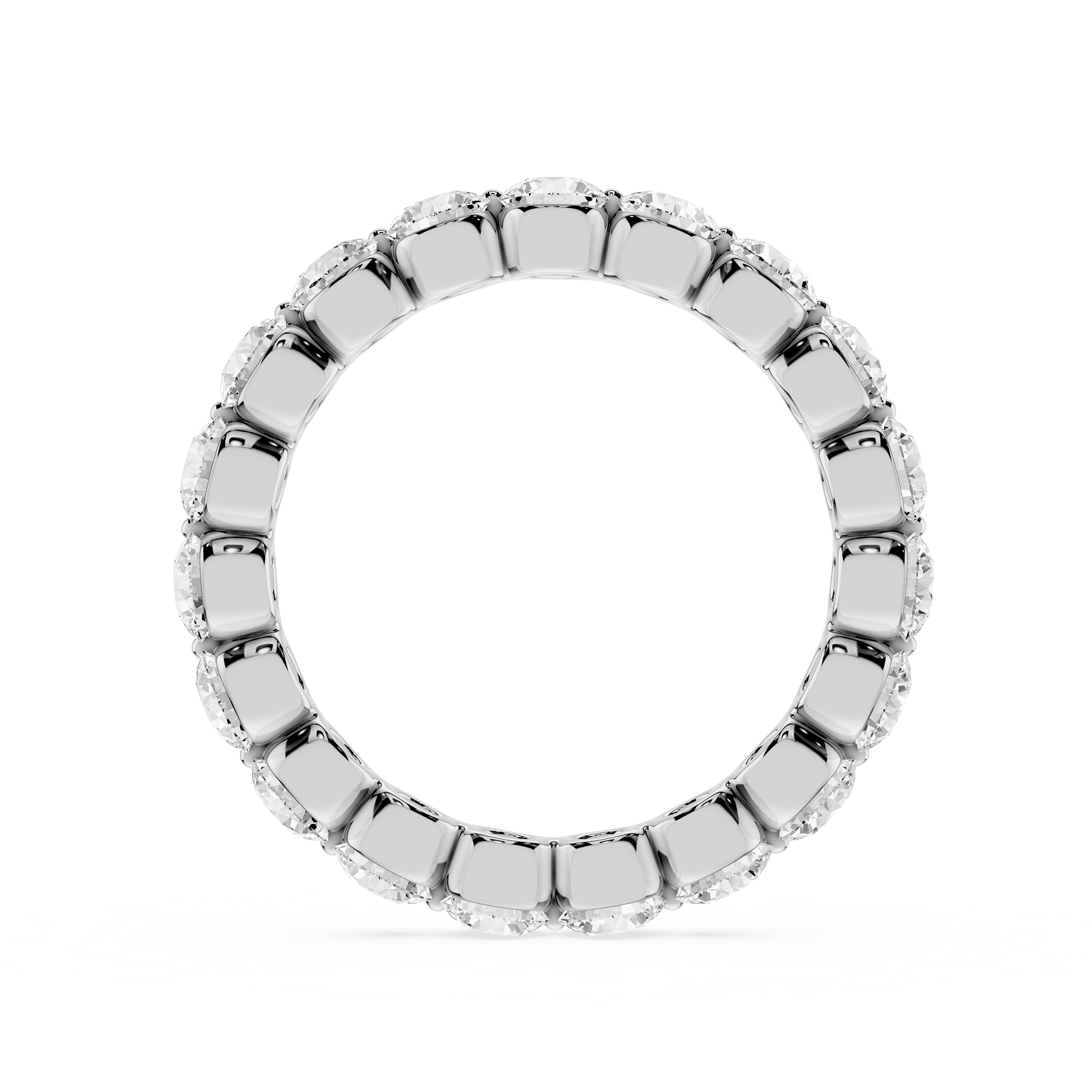 Lovea Thea Eternity Ring Rundschliff – Weißgold