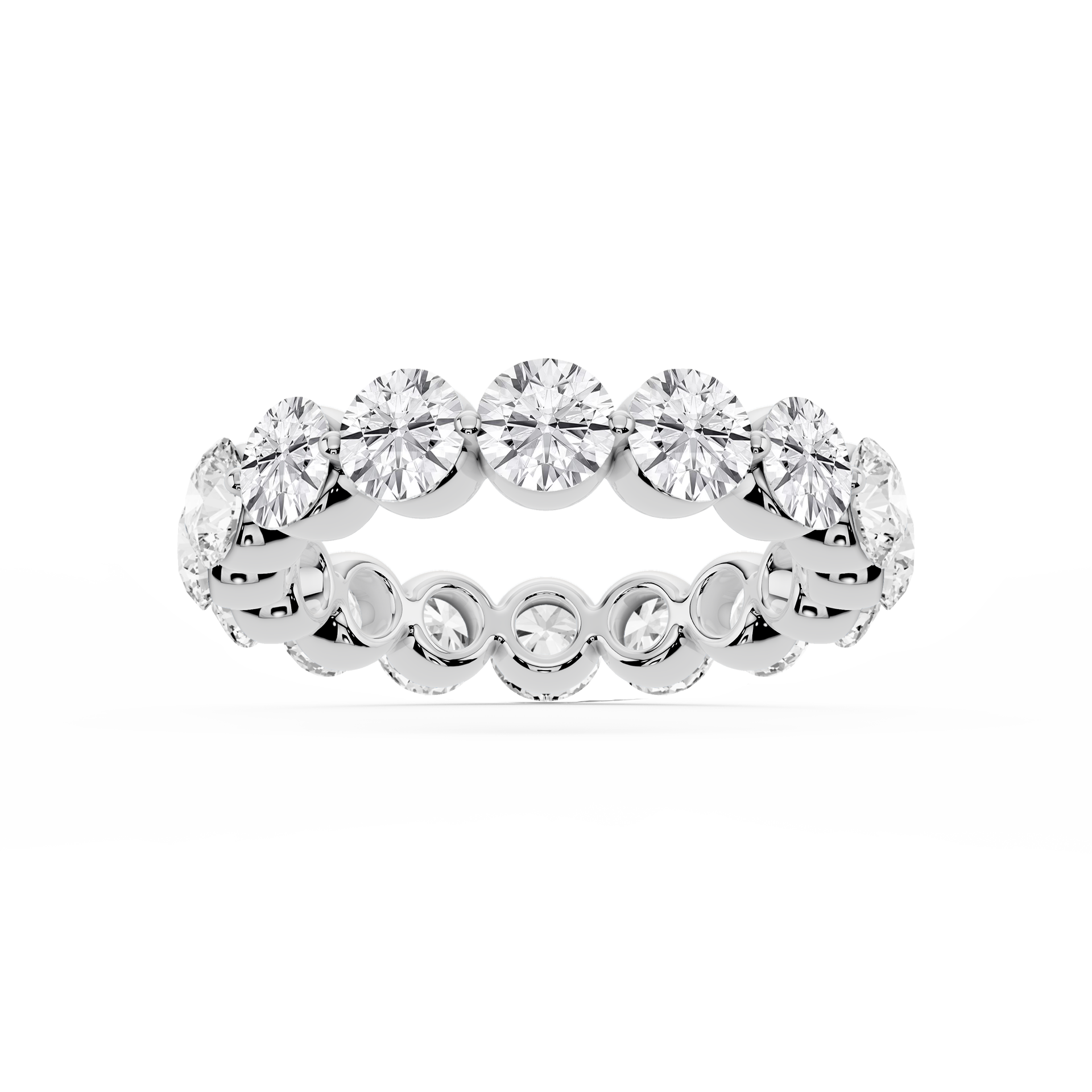 Lovea Thea Eternity Ring Rundschliff – Weißgold