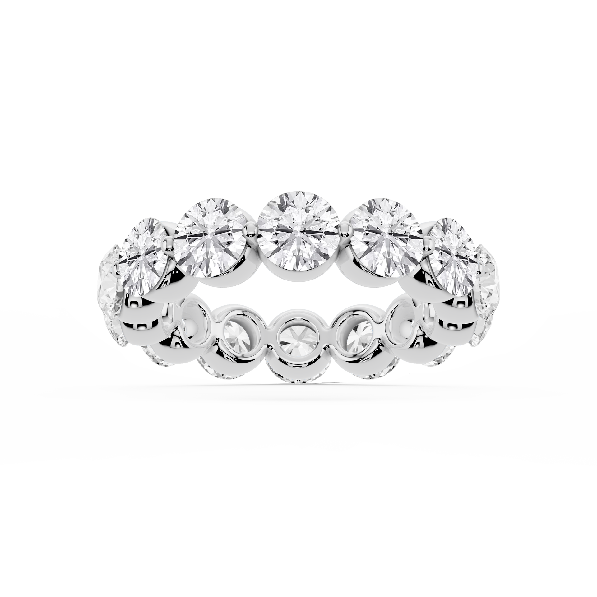 Lovea Thea Eternity Ring Rundschliff – Weißgold