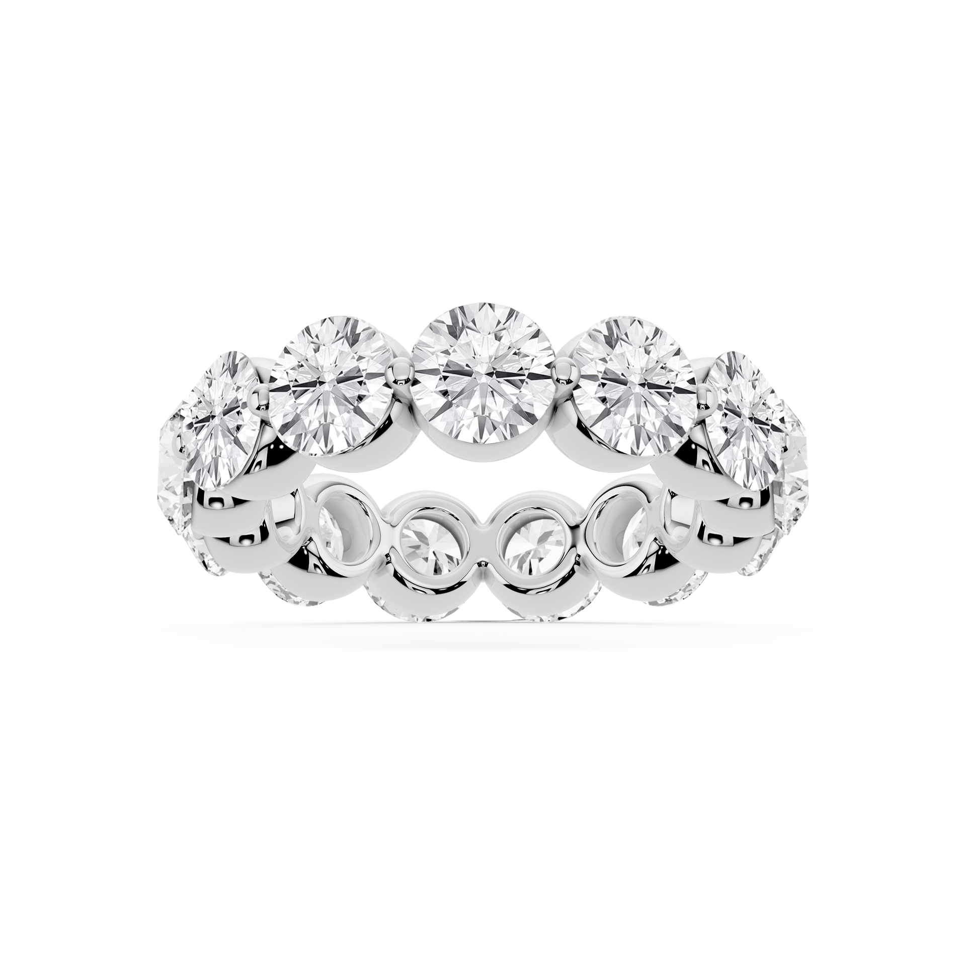 Lovea Thea Eternity Ring Rundschliff – Weißgold