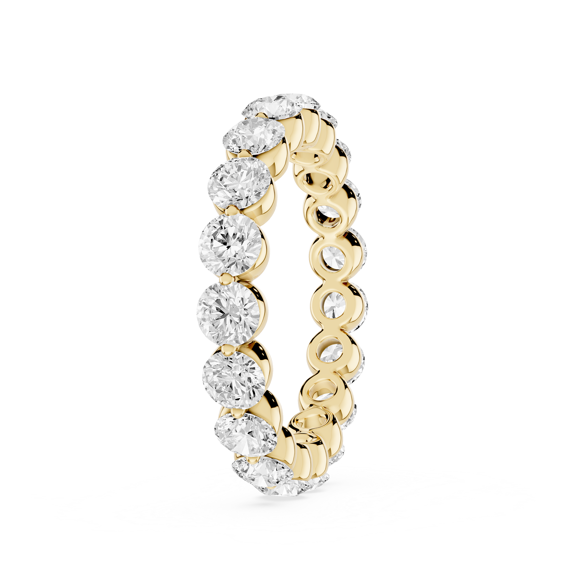 Lovea Thea Eternity Ring Rundschliff – Gelbgold