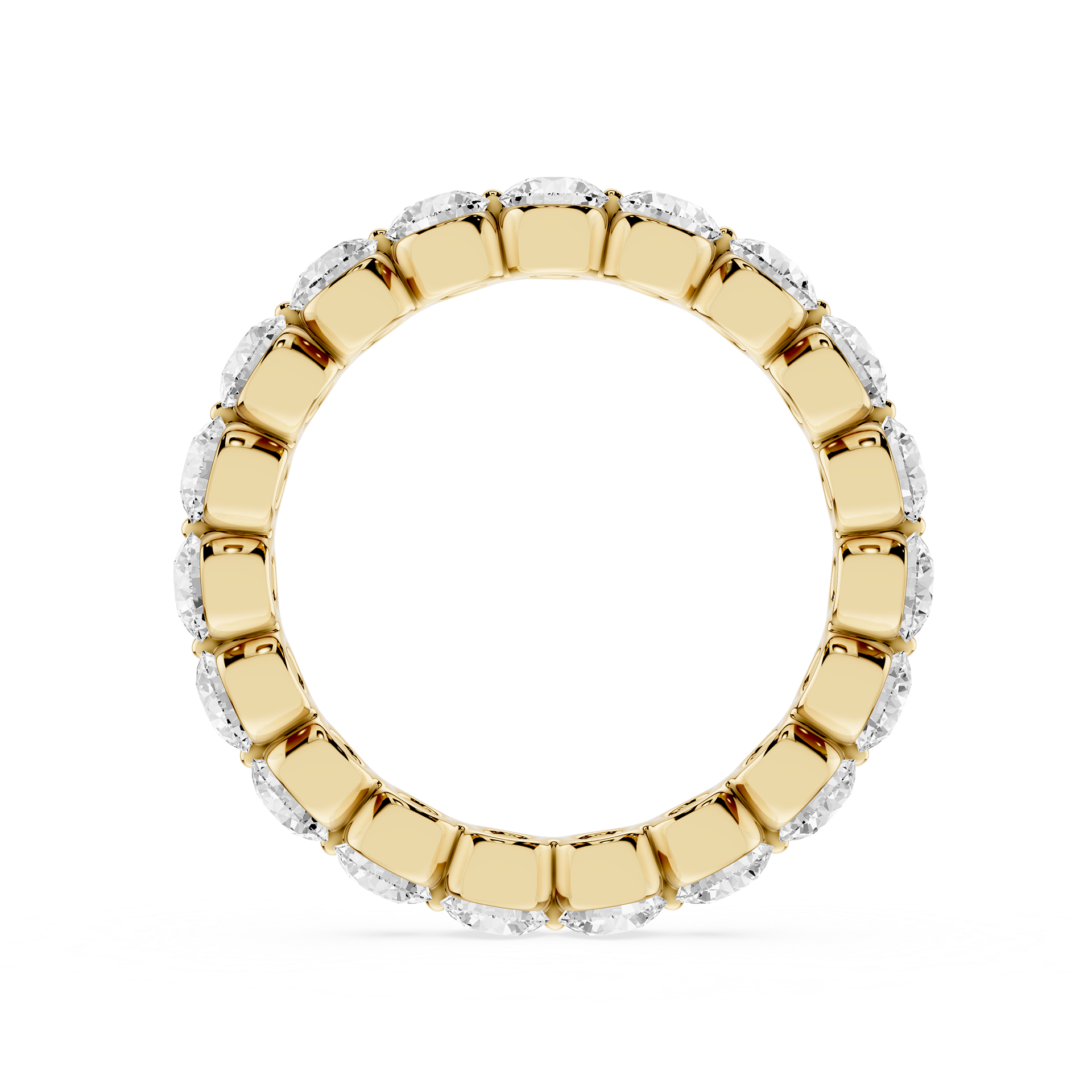 Lovea Thea Eternity Ring Rundschliff – Gelbgold